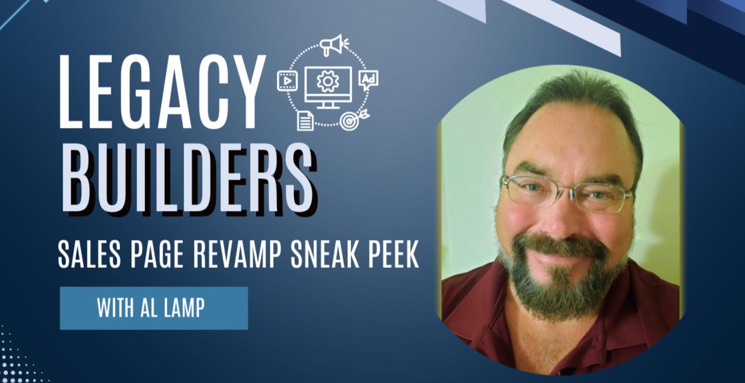 Sales Page Revamp Sneak Peak