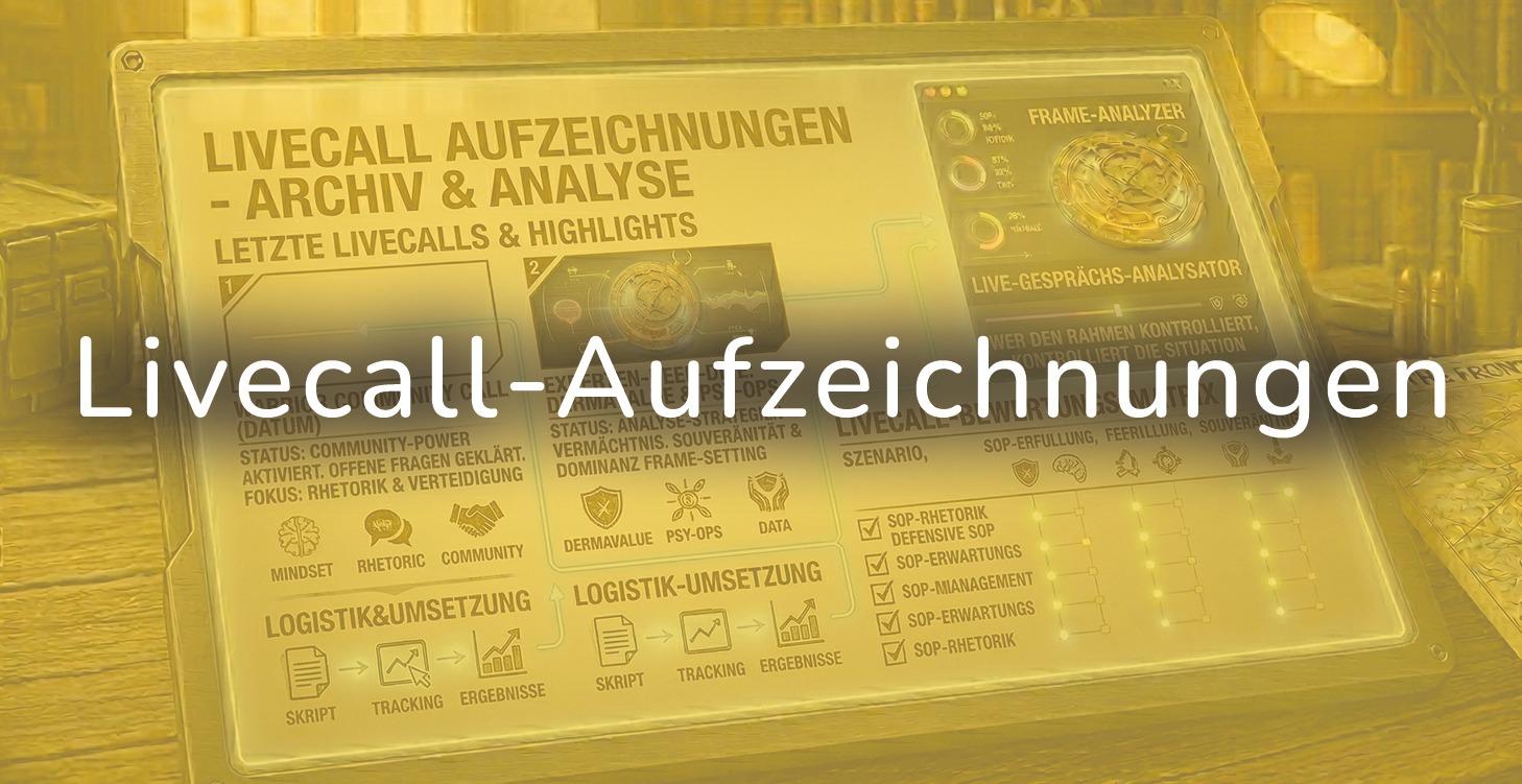 Livecall Aufzeichnungen