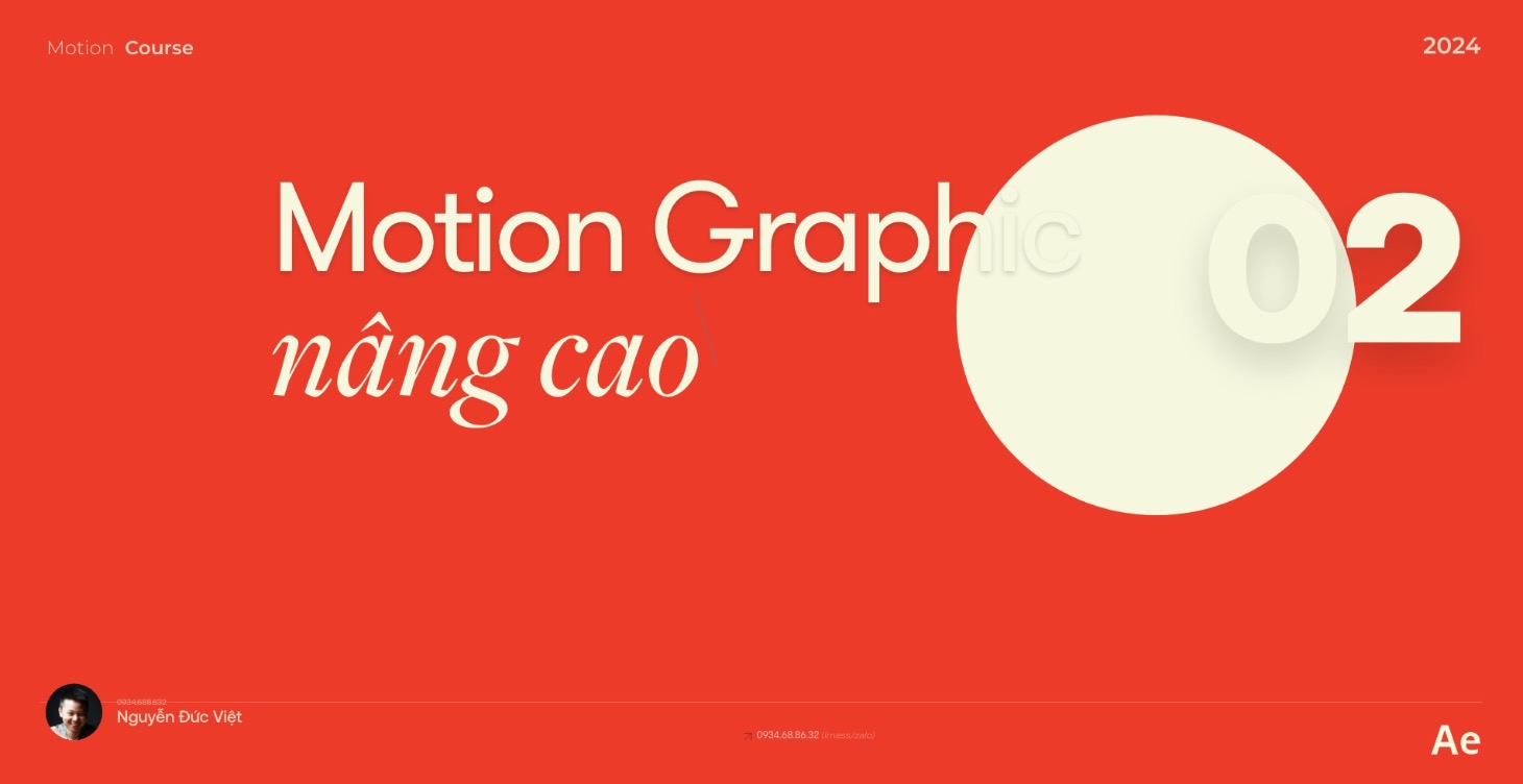 After Effect - Nâng cao - Motion Graphic