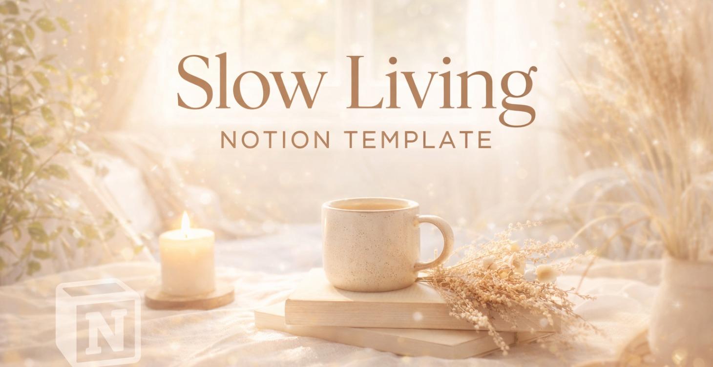 Slow Living Notion Template