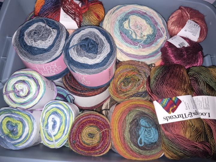 Sorting My Yarn-nado by Joy