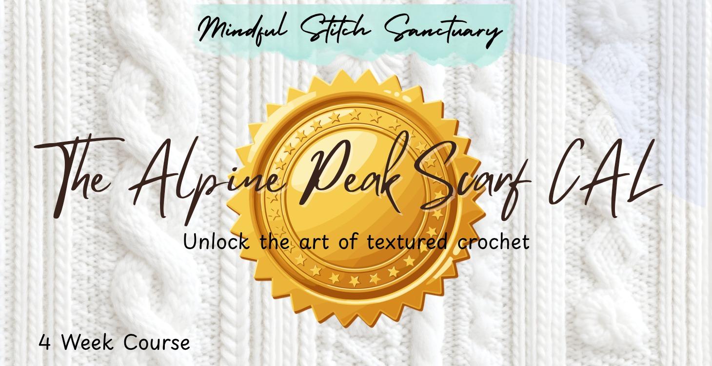 The Alpine Peak Scarf CAL