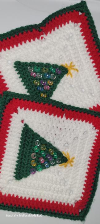 My first week of squares for the Christmas Cardi are complete! 