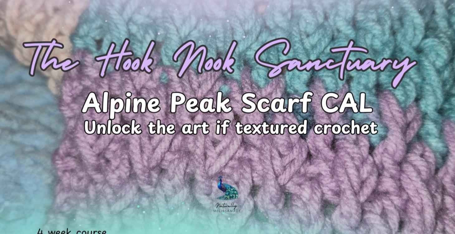 The Alpine Peak Scarf CAL