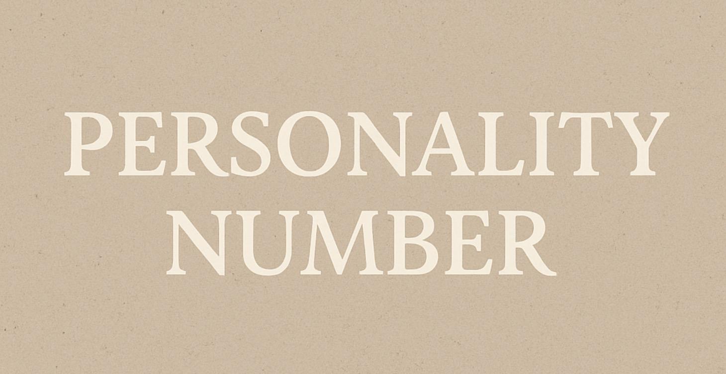 Personality Number