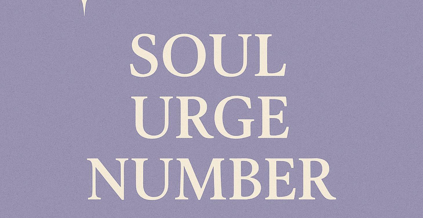 Soul Urge Number