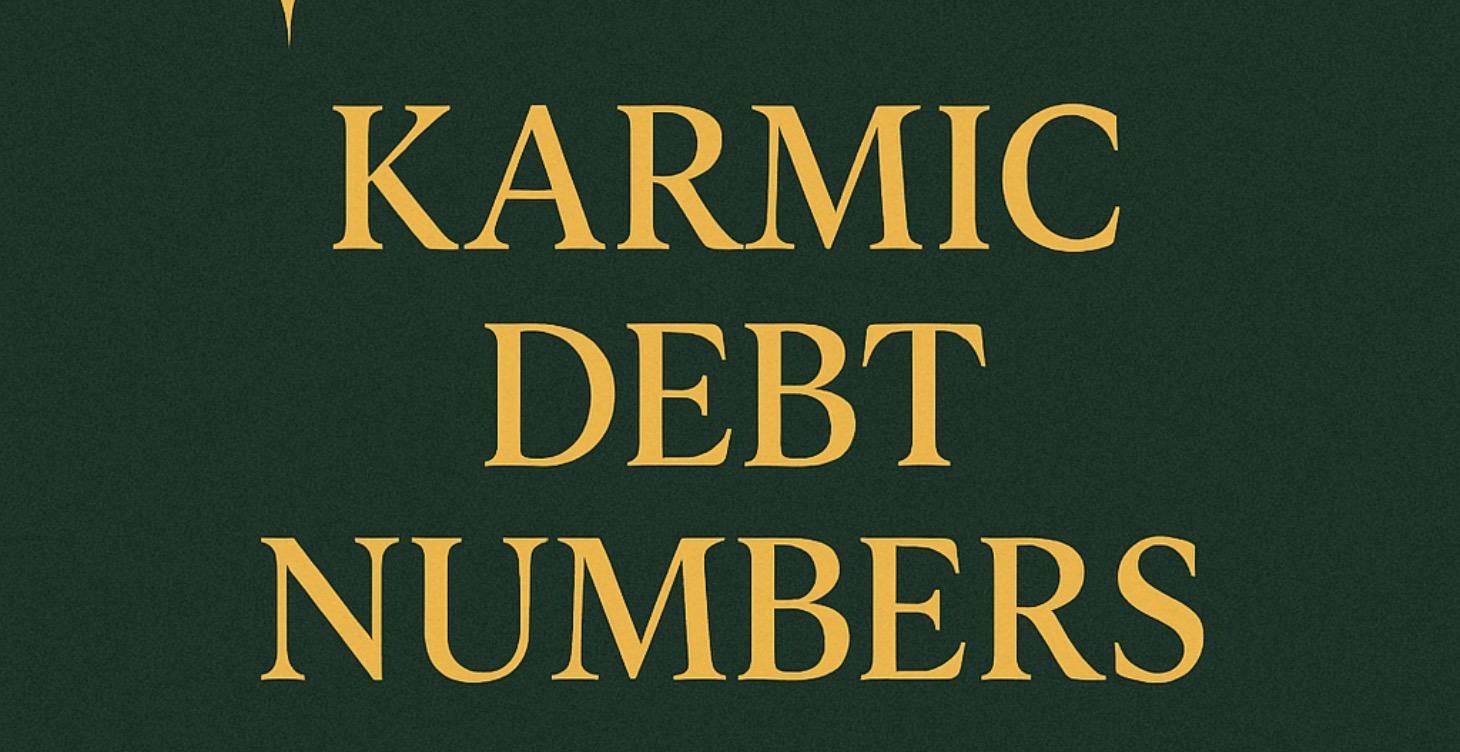 Karmic Debt Numbers