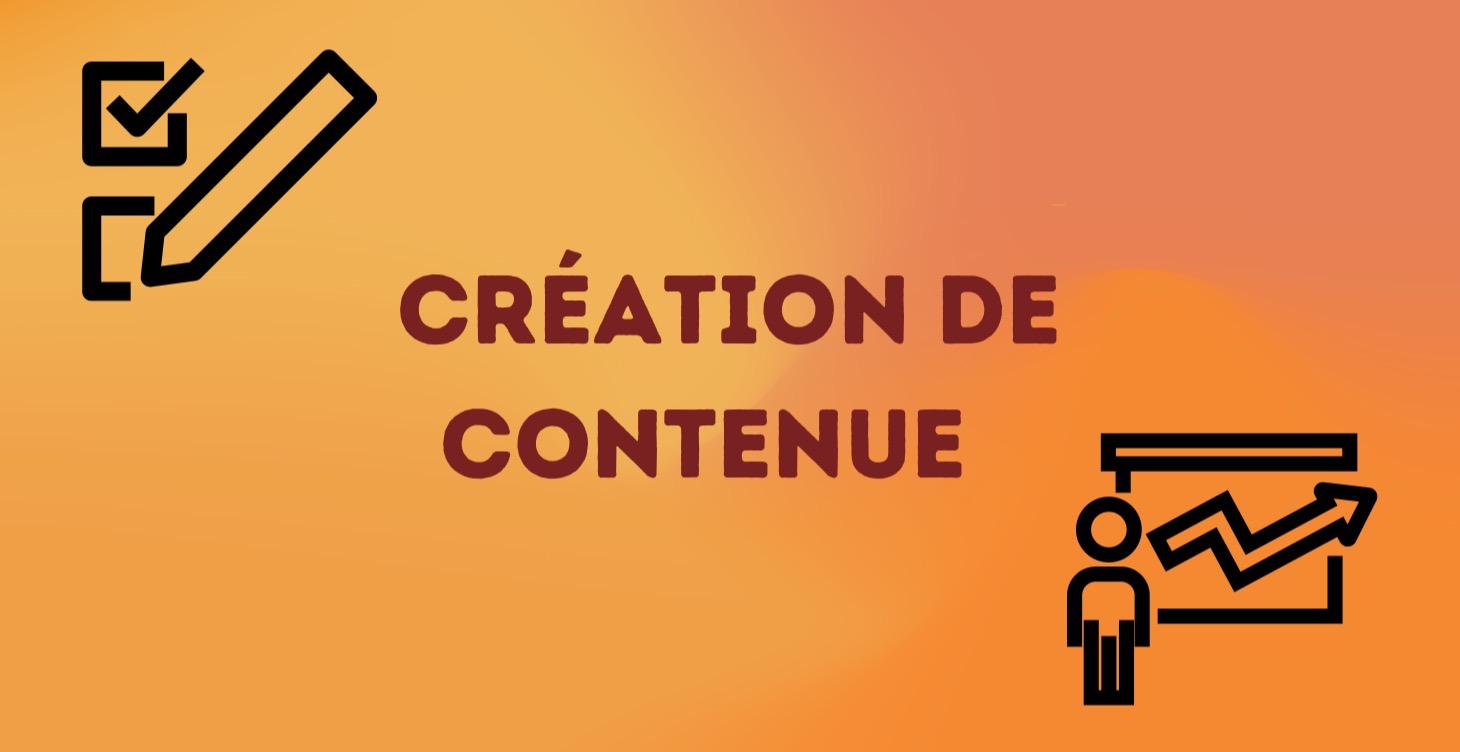 Création de contenue 📱