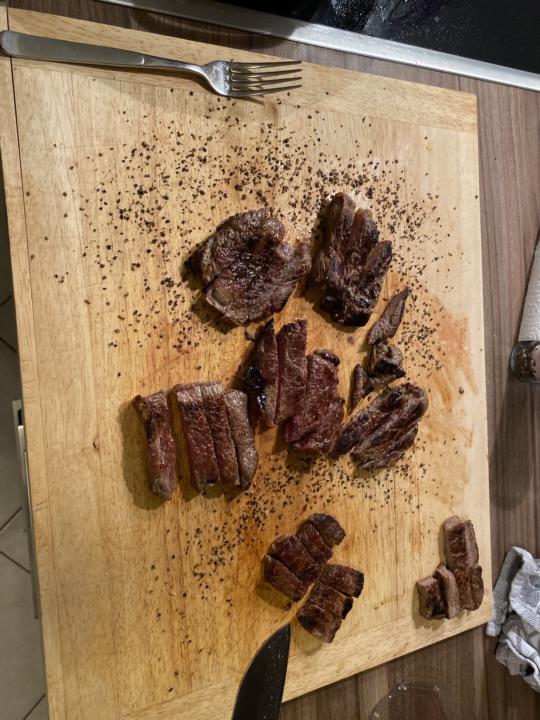 Steak vorm Gym, pööö