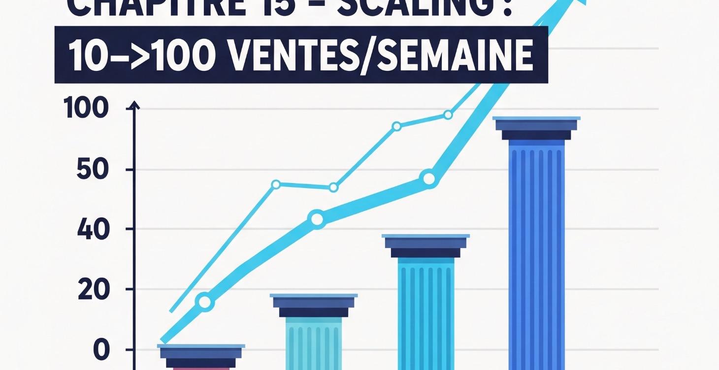Chapitre 15 : Scaling: 10→100 ventes/semaine
