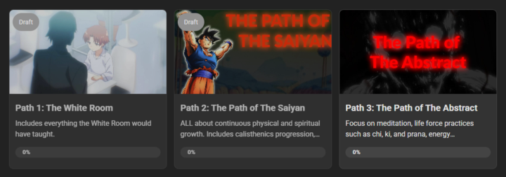 The new courses are going to be peak!