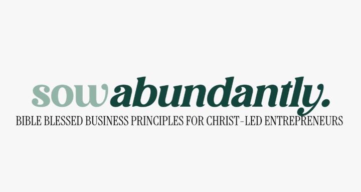 Sow Abundantly