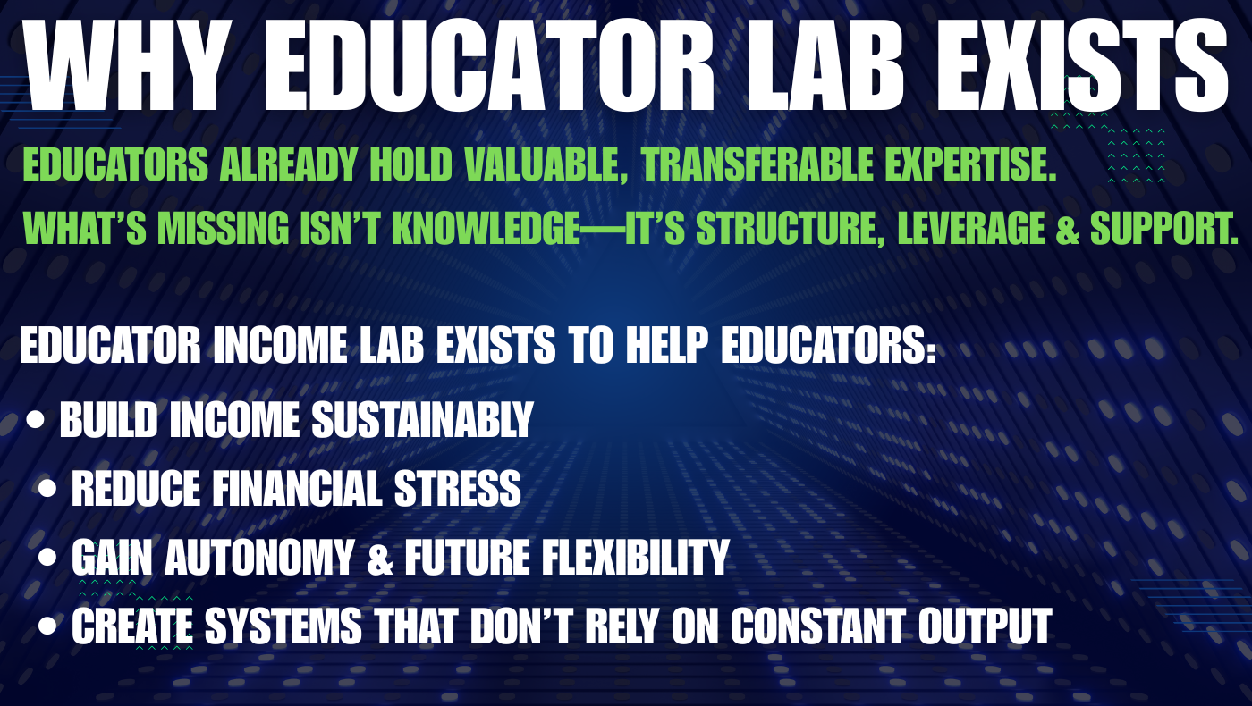 Educator Income Lab