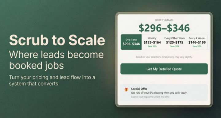 Scrub to Scale: Pro Cleaners