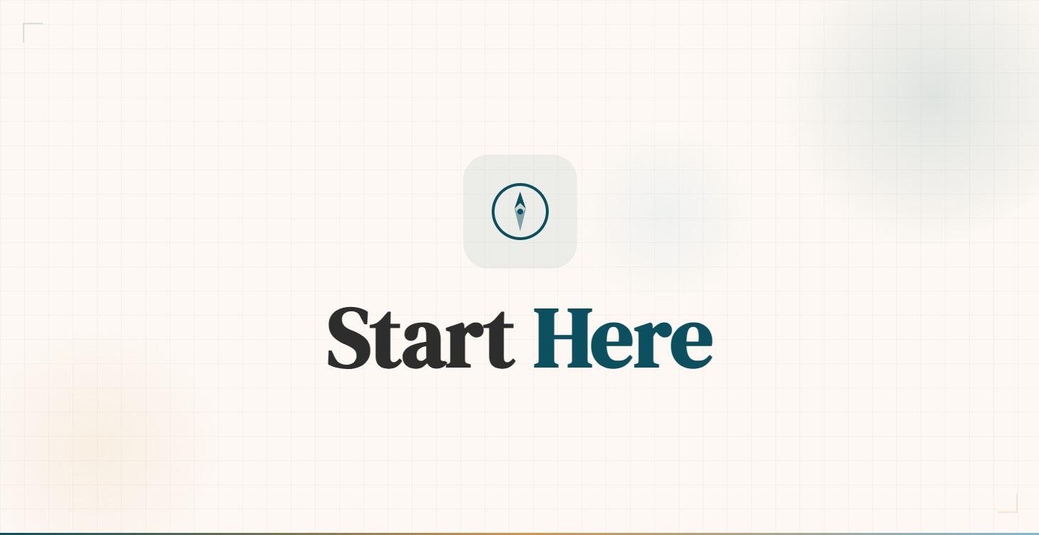Start Here 👋