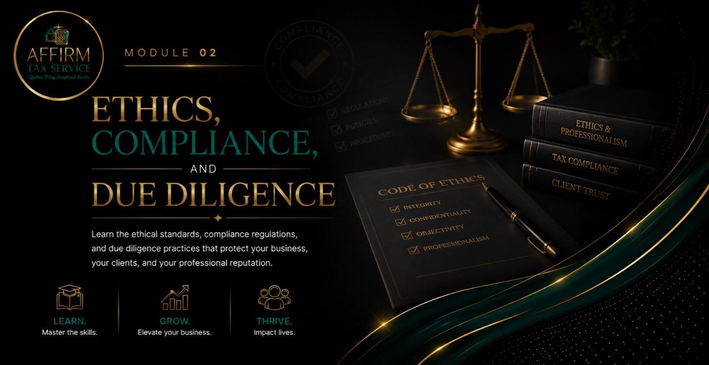 ETHICS, COMPLIANCE AND DUE DILIGENCE
