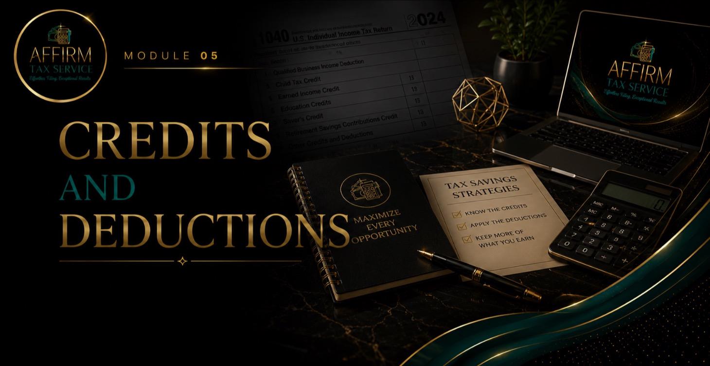 CREDITS & DEDUCTIONS
