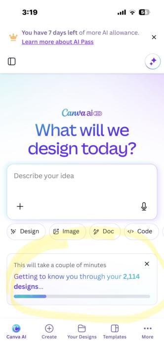 What does Canva know about you? 