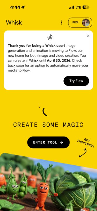 Whisk changes 