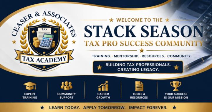 STACK SEASON TAX PRO SUCCESS 