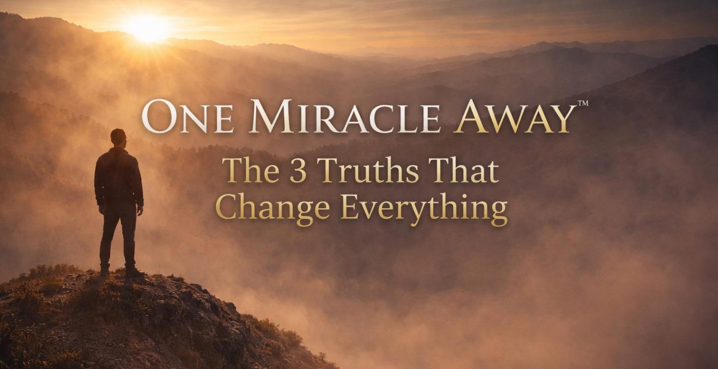 One Miracle Away™  3 Truths That Change Everything