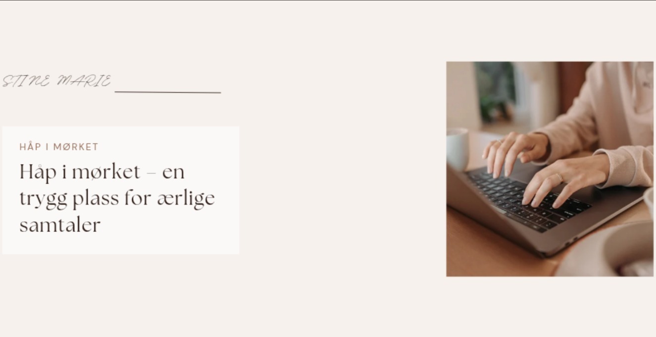 Fra mørket til lyset – en reise med håp