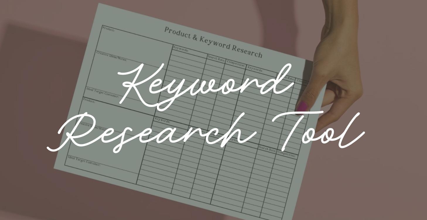 Product and Keyword Research Tool