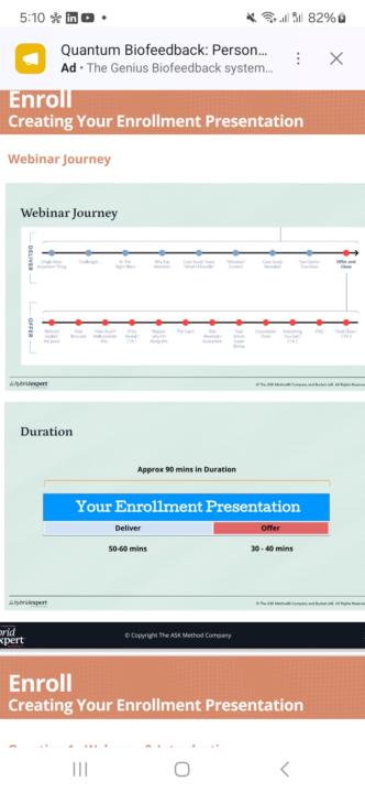 With the webinar framework