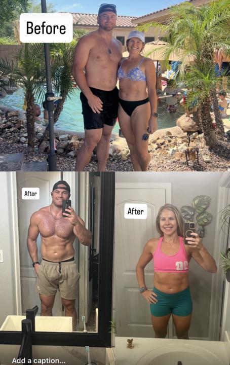 Before & After. Couples who shred together…