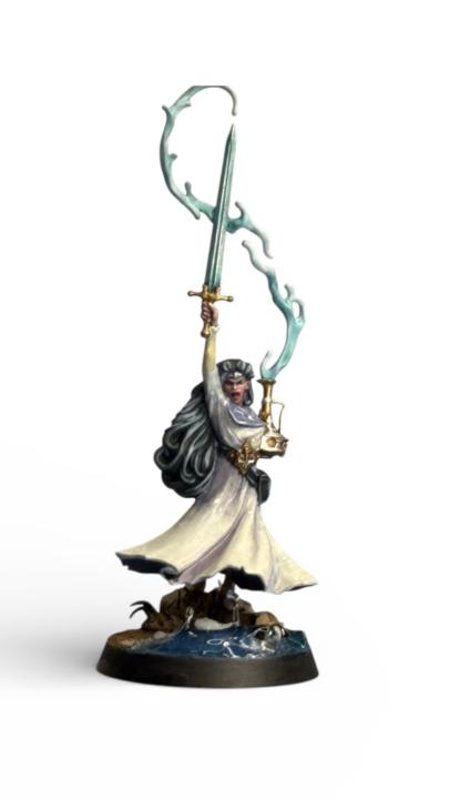 Painting Inara Sion the cleansing blade