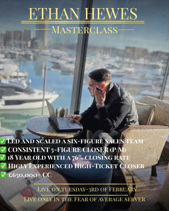 Who wants a free masterclass 