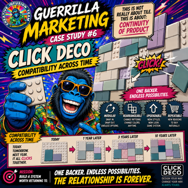 Guerrilla Marketing Case Study #6  CLICK DECO