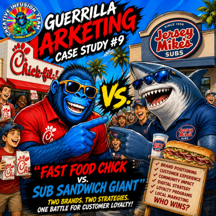 GUERRILLA MARKETING CASE STUDY #8. JERSEY MIKE’S VS. CHICK-FIL-A