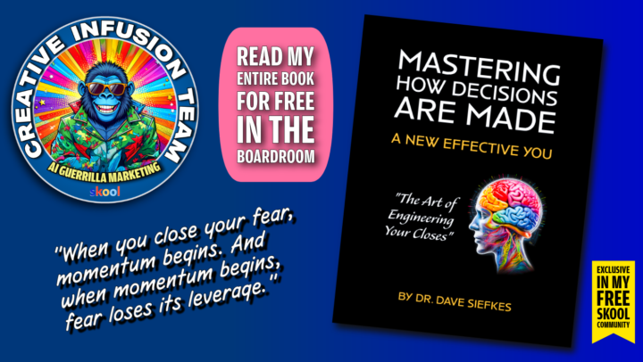 MY ENTIRE BOOK IS NOW AVAILABLE IN THE BOARDROOM