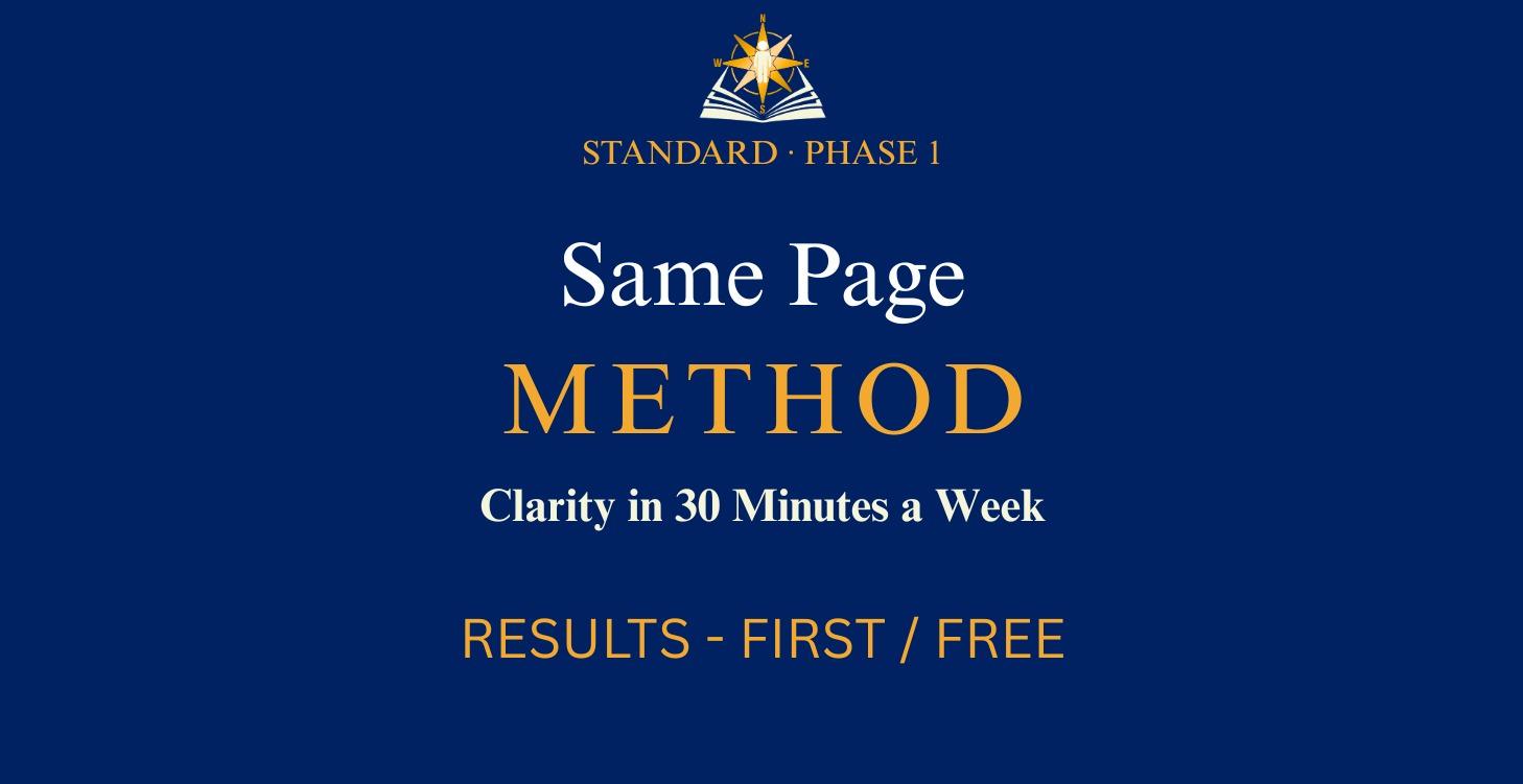 SAME PAGE METHOD
