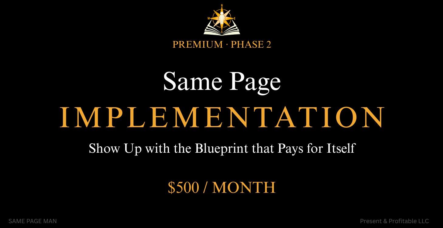 SAME PAGE IMPLEMENTATION