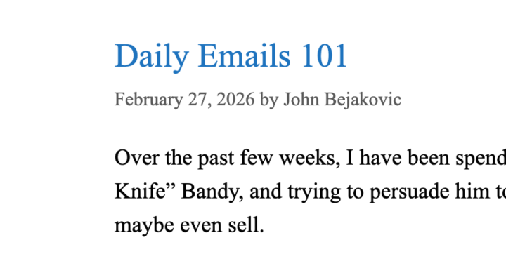 Which of your emails did good?