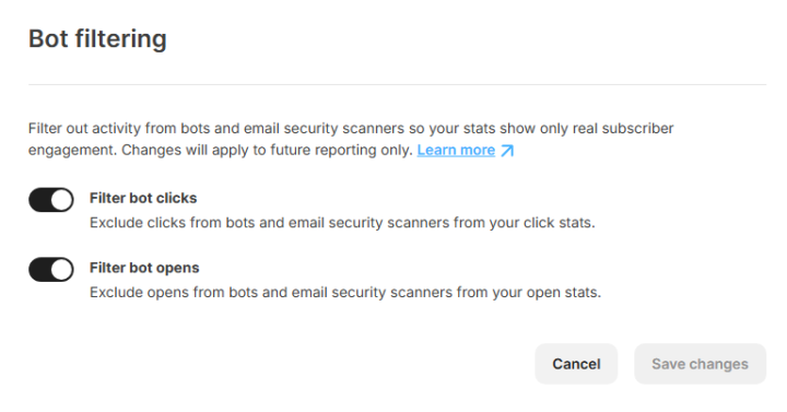 Public Service Announcement: Kit has Bot Filtering???