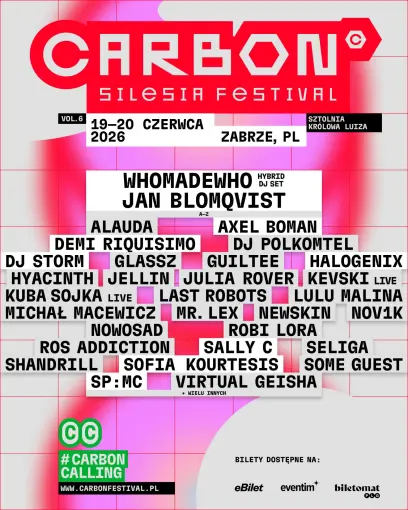 Carbon Festival Silesia - wejściówki dla absolwentów ADJC