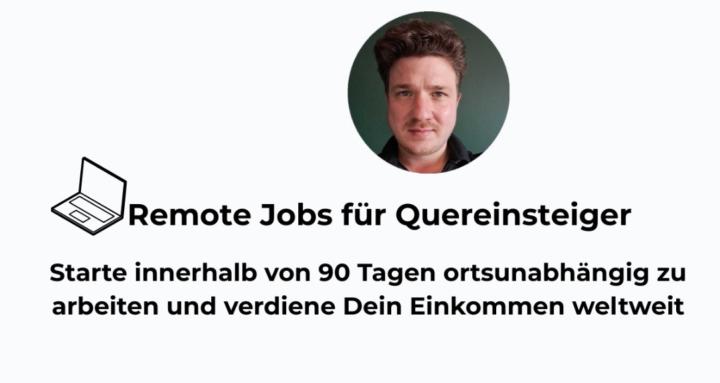 Remote Jobs für Quereinsteiger