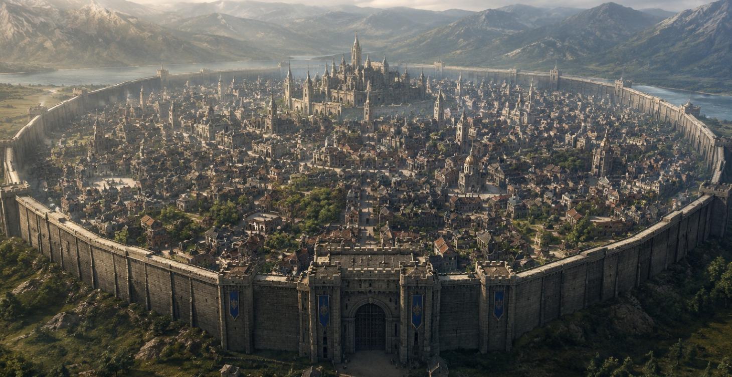 A Defenced City (Fortified)
