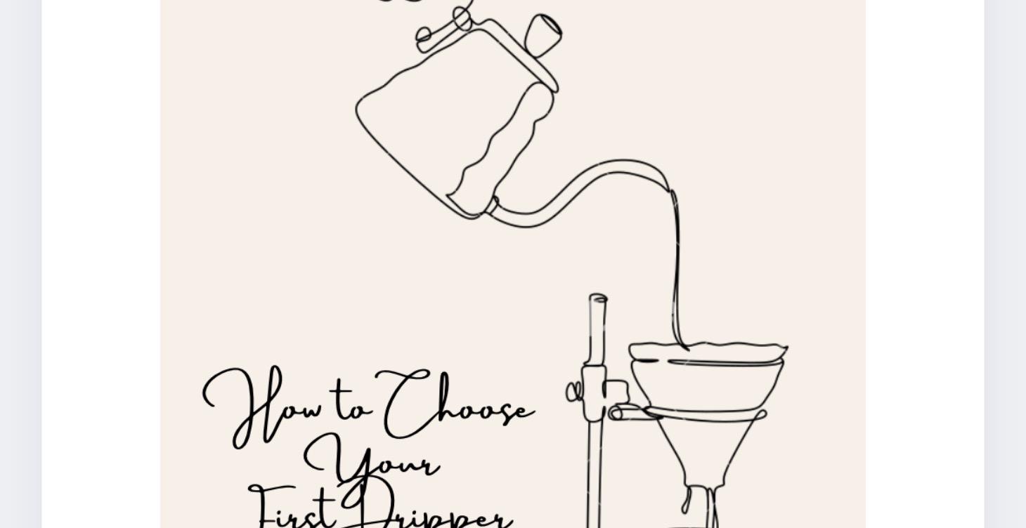 如何選擇你的第一個手沖濾杯  How to Choose Your First Dripper