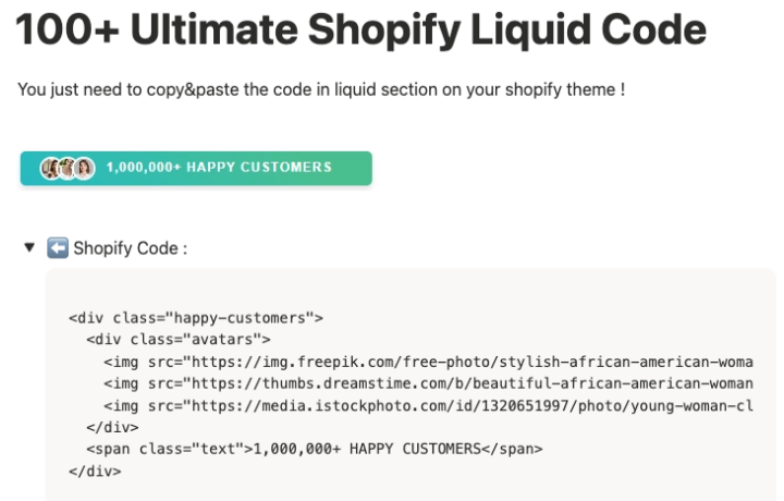 100+ Shopify Custom Liquid Codes (Free)