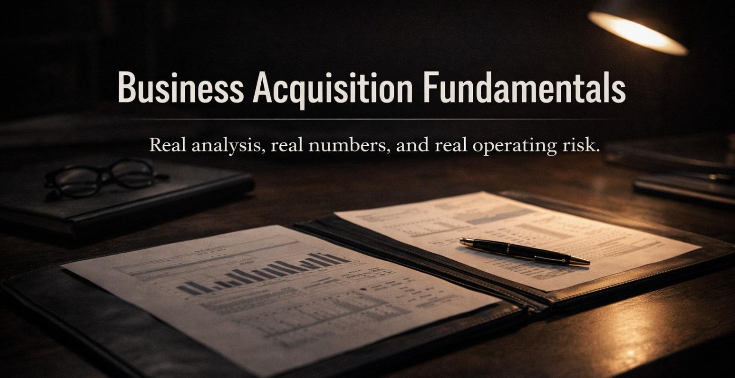 Business Acquisition Fundamentals