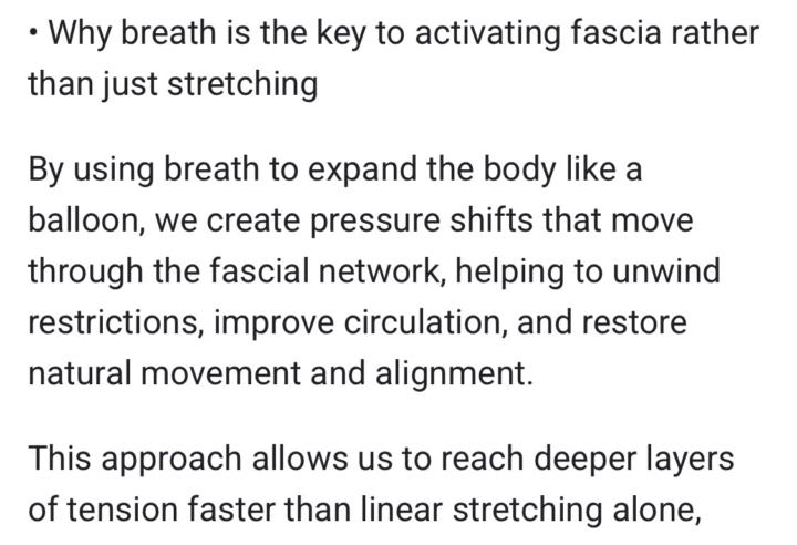 Breath and fascia