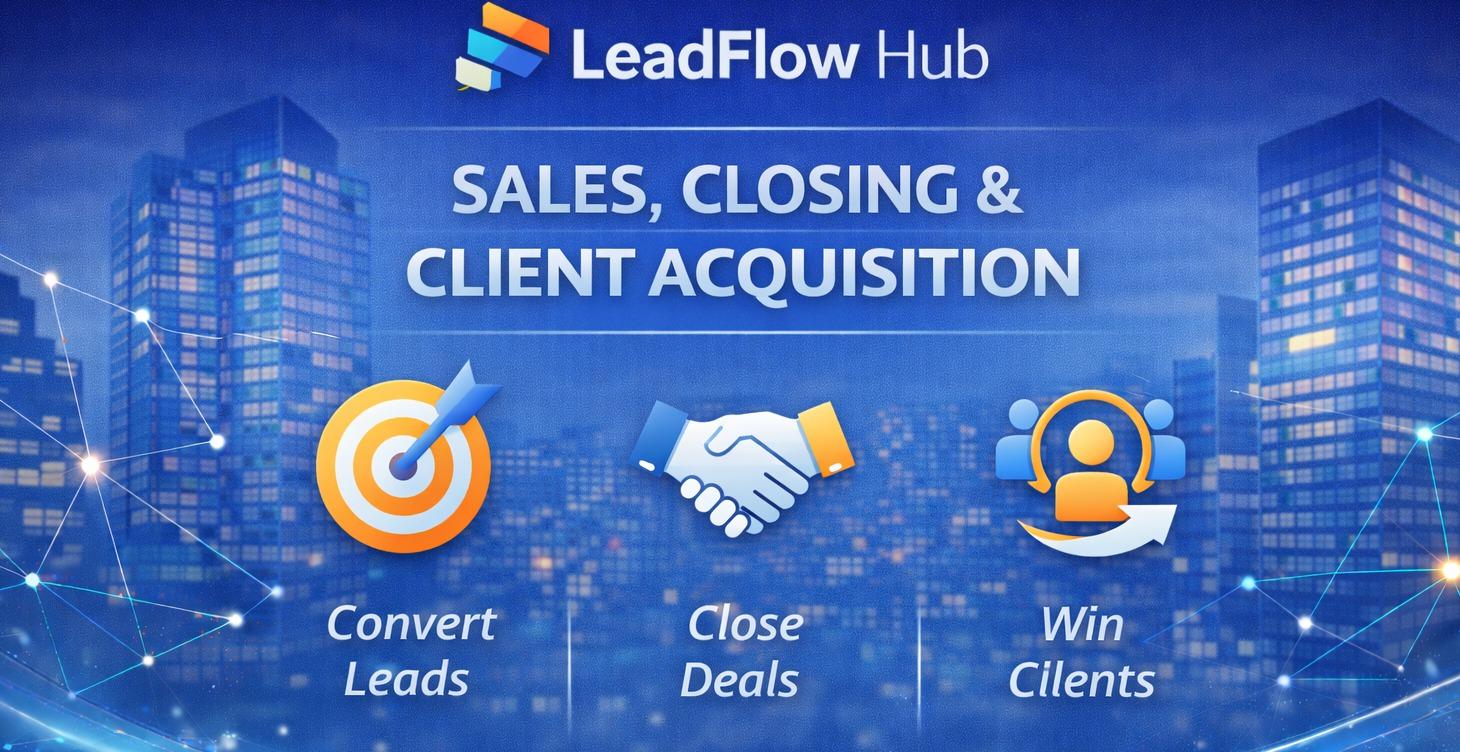 Sales, Closing & Client Acquisition