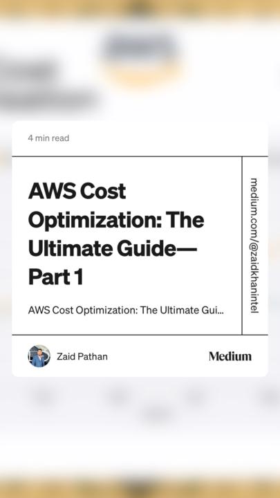 AWS Cost Optimization Tips