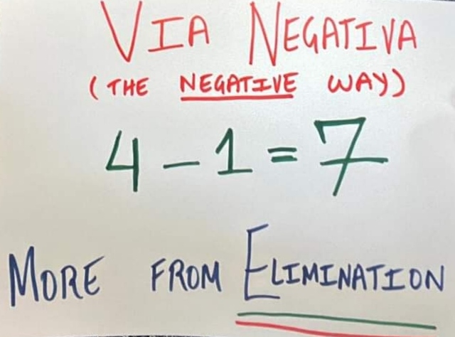 Use “Via Negativa” or the negative way in Latin, to boost your life!