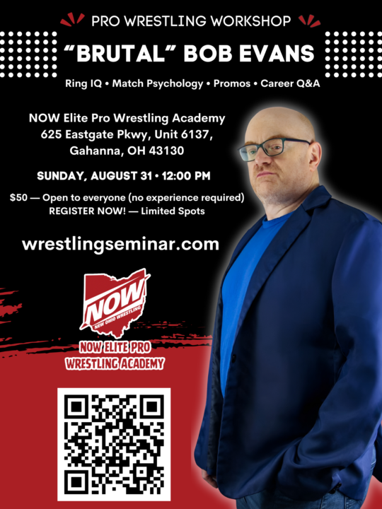 Pro Wrestling Workshop with “Brutal” Bob Evans