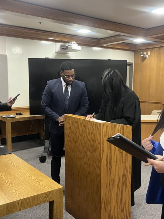 Swearing in ceremony! 